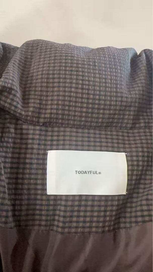 【新品】TODAYFUL Check Dawn Jacket