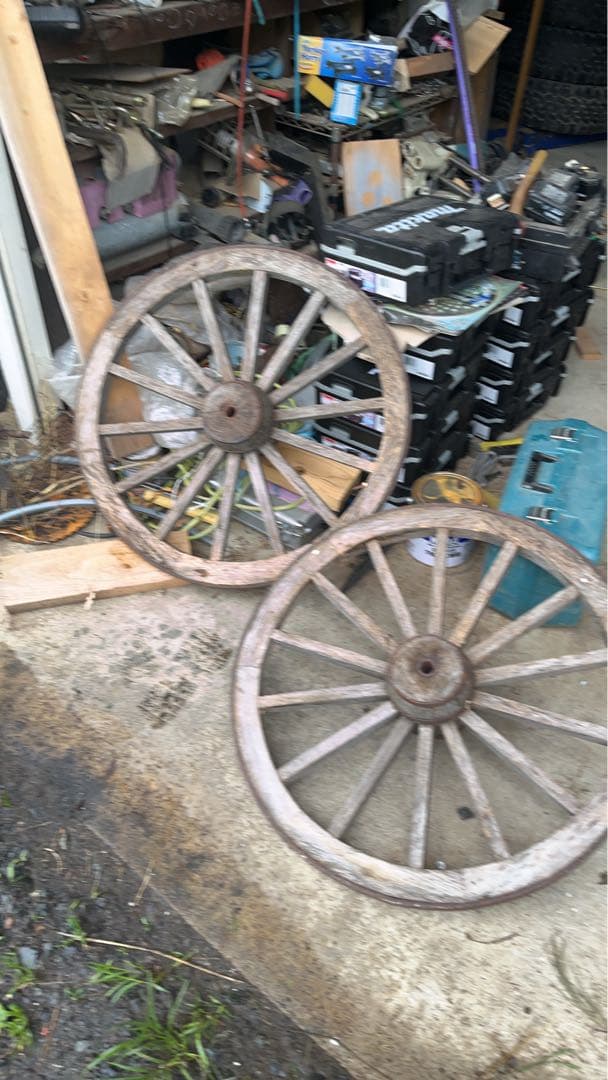 馬車、荷車、車輪、アンティーク、装飾