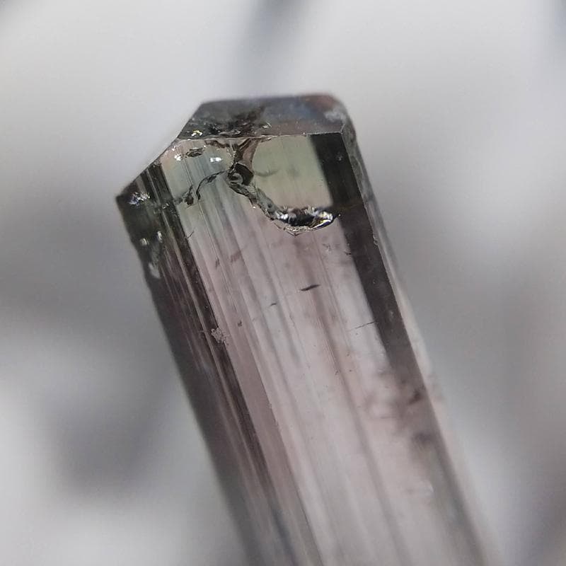 497 宝石質 トルマリン バイカラー アクロアイト タジキスタン産