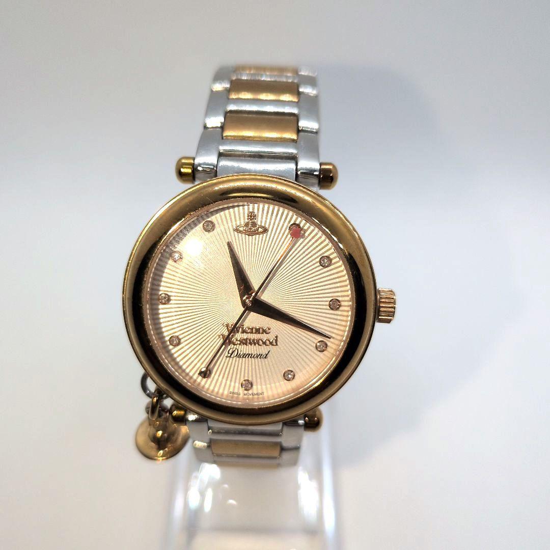 【稼動品】ヴィヴィアンウエストウッド　オーブ　レディース　チャーム 腕時計