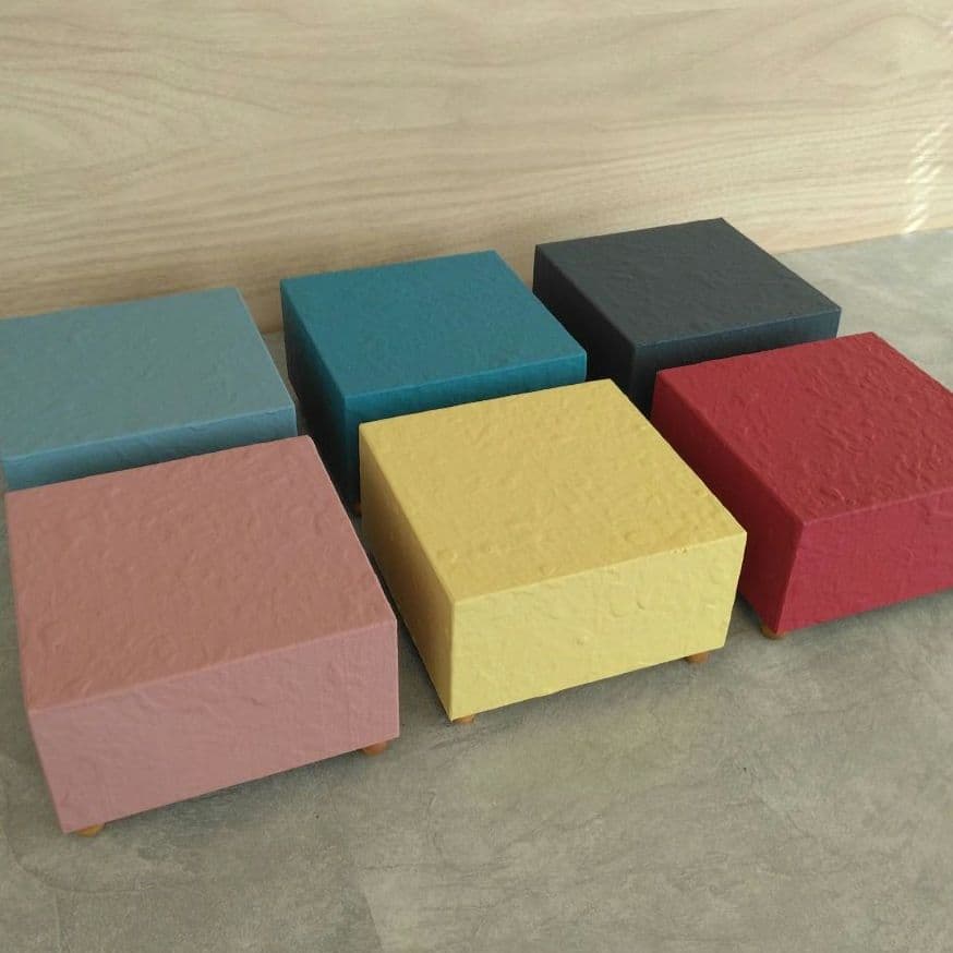 猫の餌台　飾り台　6個