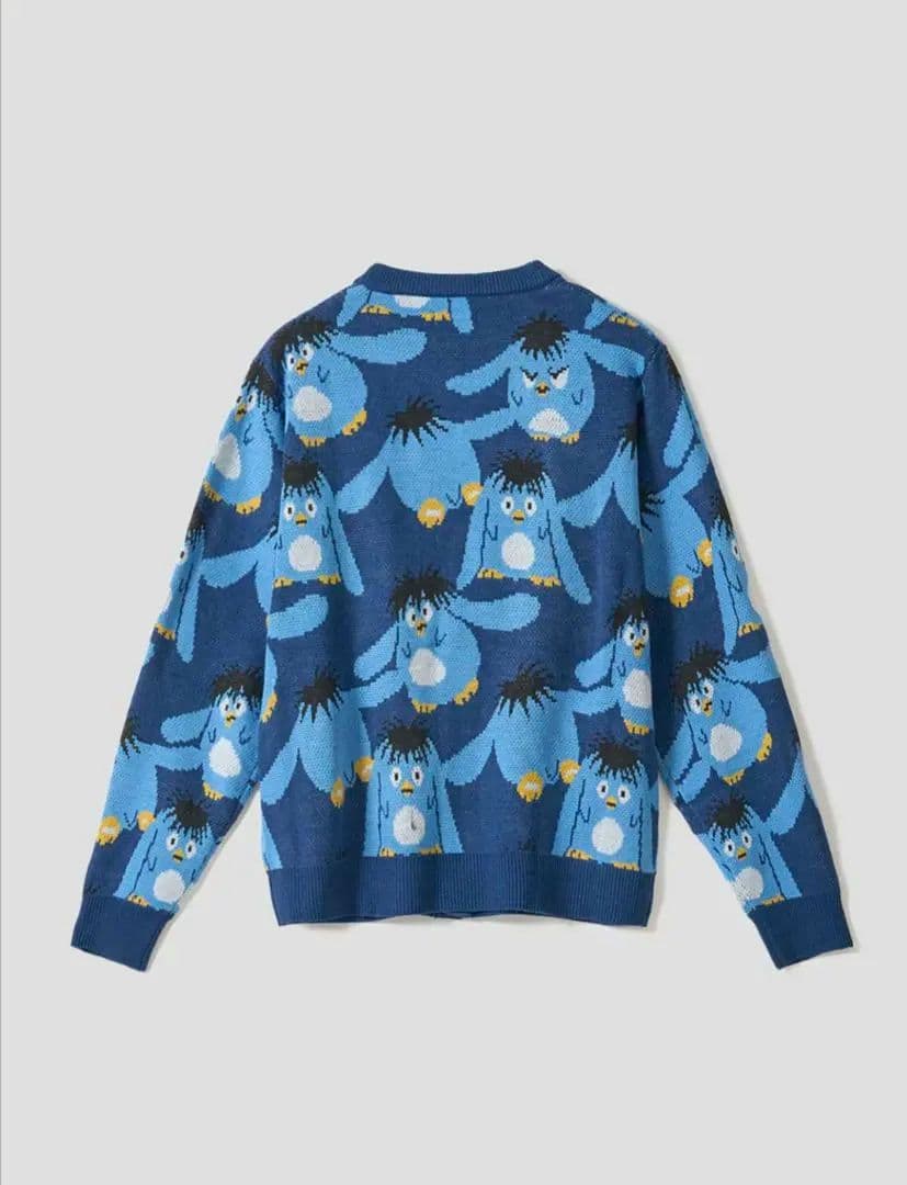 グラニフ 幽遊白書 ジャガードニットカーディガン プー L