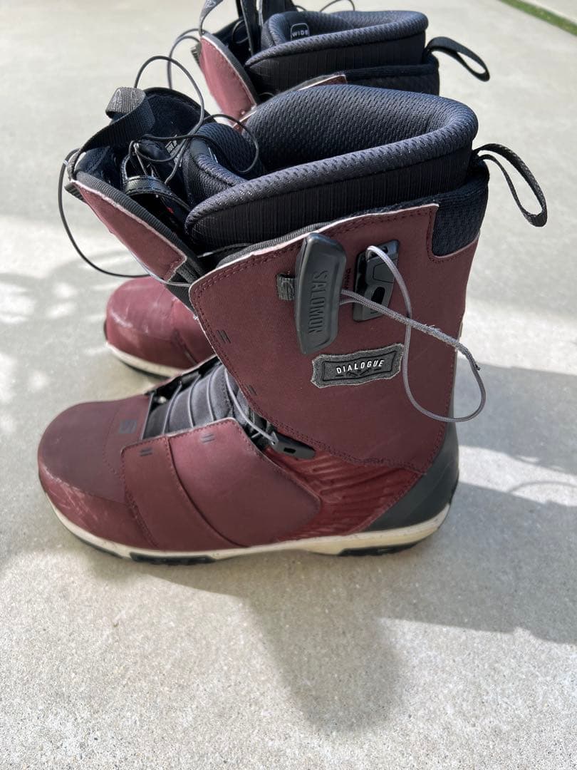 Salomon スノーボードブーツ バーガンディ