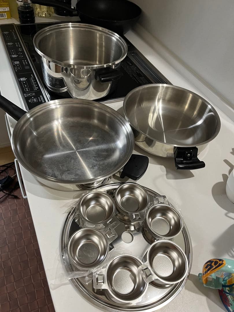 Amway ステンレススチール鍋セット　26cm