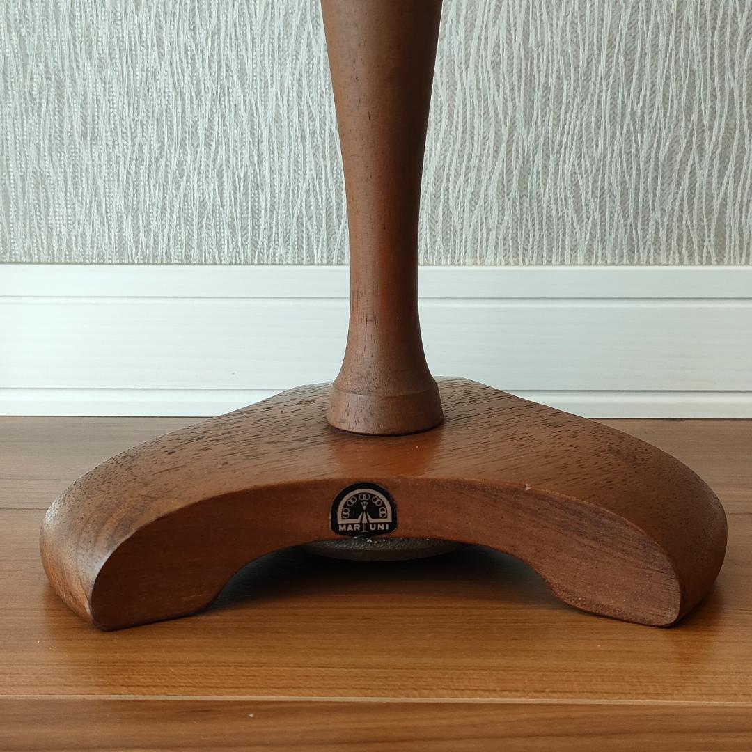 〈希少〉オールドマルニ　ヘキサグラム　灰皿　スモークスタンド　マホガニー