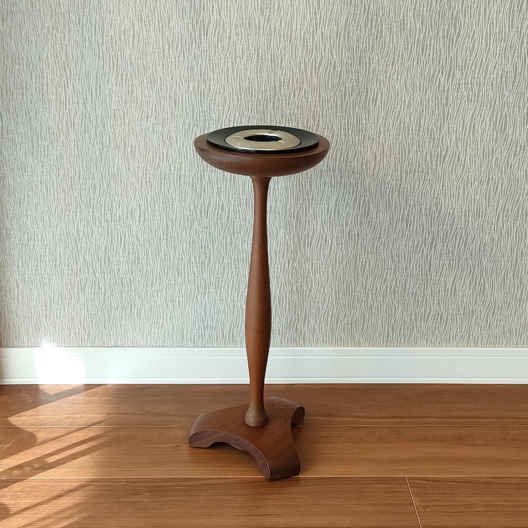 〈希少〉オールドマルニ　ヘキサグラム　灰皿　スモークスタンド　マホガニー