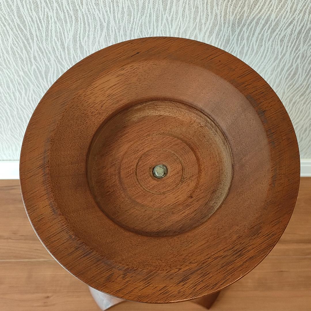 〈希少〉オールドマルニ　ヘキサグラム　灰皿　スモークスタンド　マホガニー