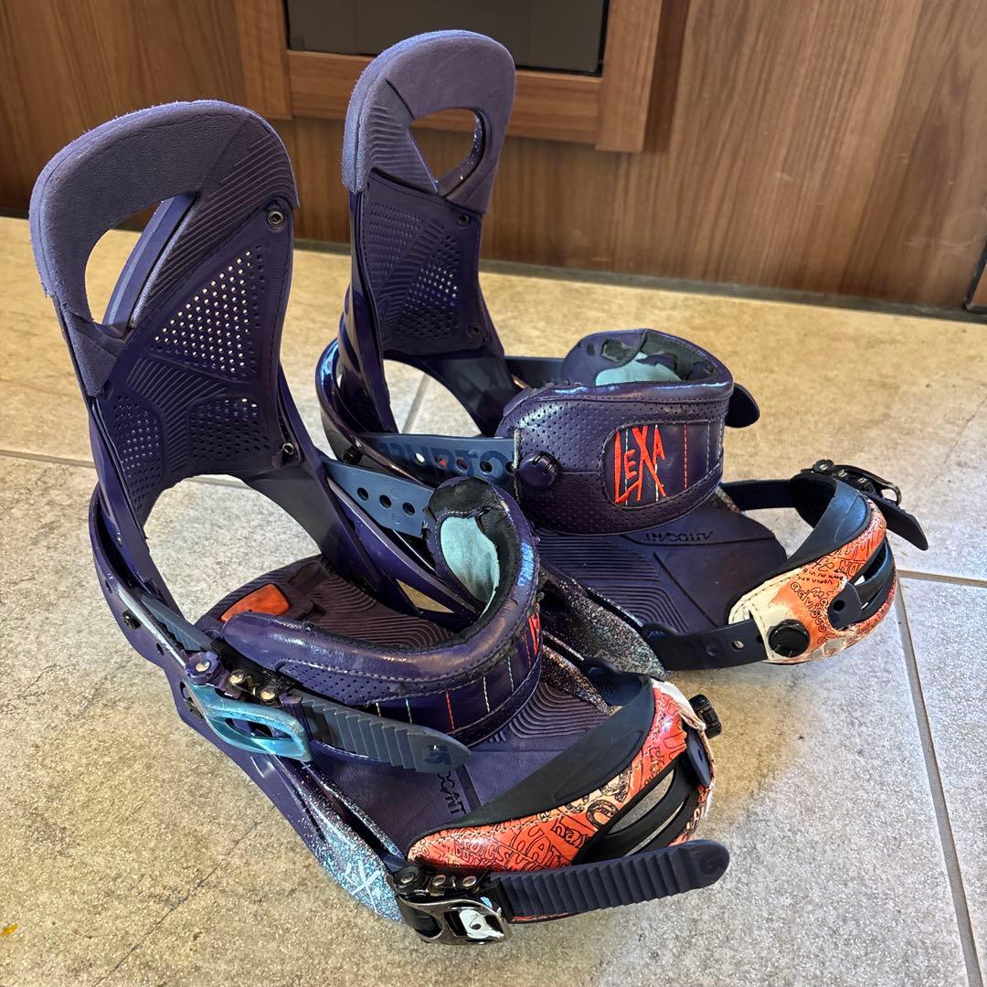Burton Lexa ビンディング パープル/オレンジ