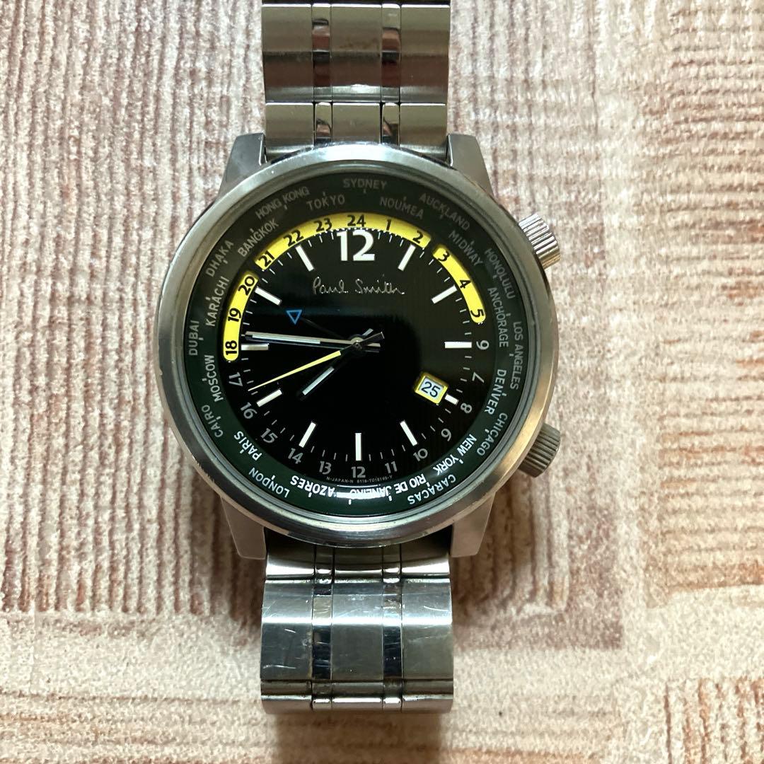 【PaulSmith 】ポールスミス・マスターピース GMT ワールドタイム