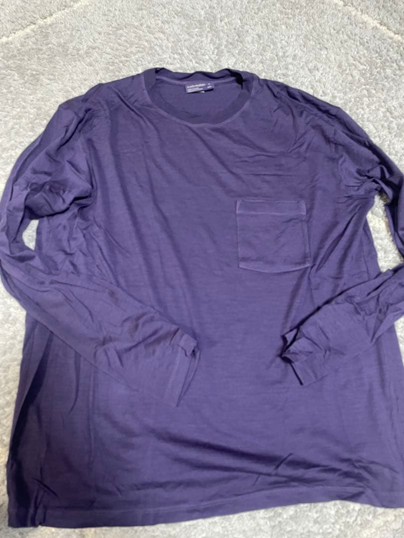 アイスブレーカー　icebreaker ロンＴ　メンズSサイズ