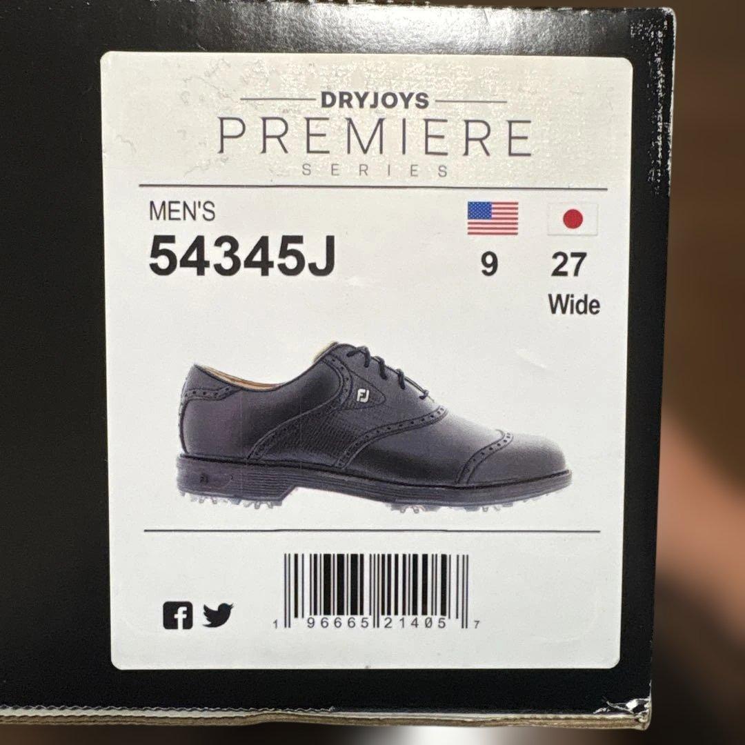 フットジョイ ドライジョイ　プレミアPREMIER ブラック27.0