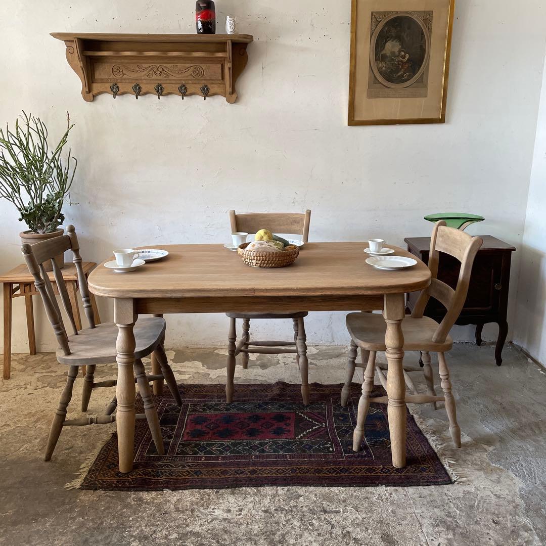 SUMMER SALE 7/4〜7/31 ビンテージ ダイニングテーブル 剥離