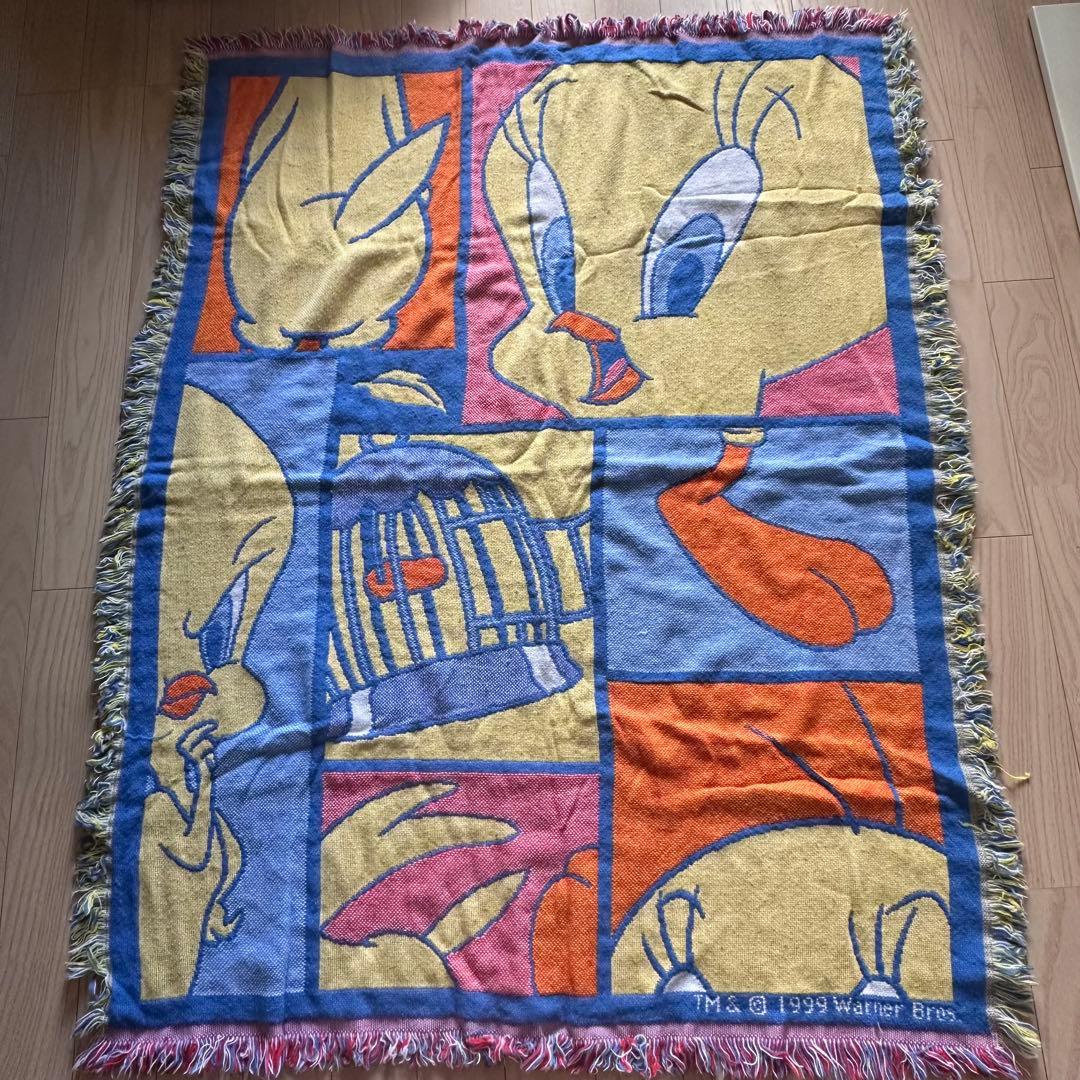 ヴィンテージ トゥイーティー ブランケット