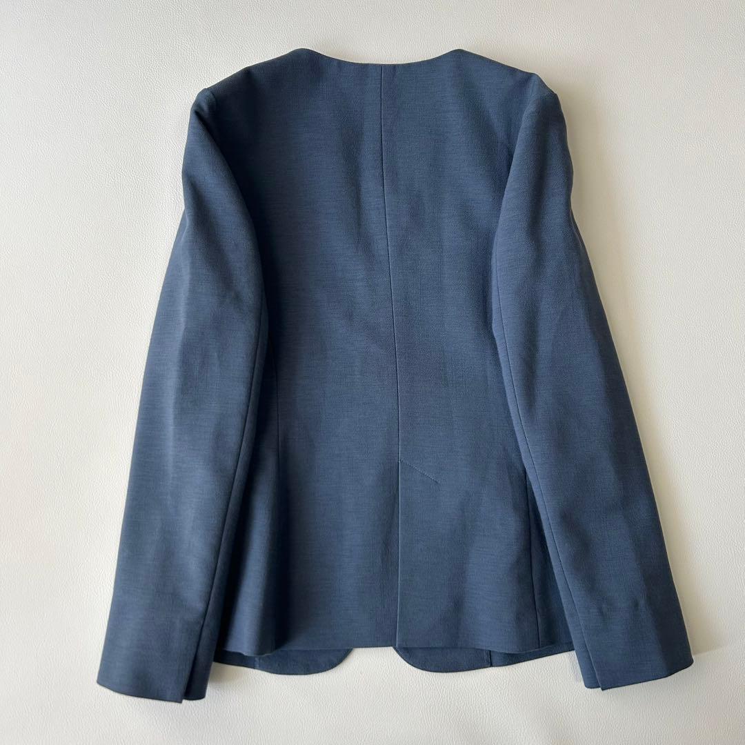 グリーンレーベル セットアップ スーツ ノーラペルジャケット ブルー 36