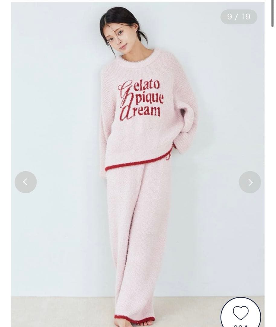 新作⭐︎新品未使用タグ付きgelato pique dreamラメフェザーパンツ