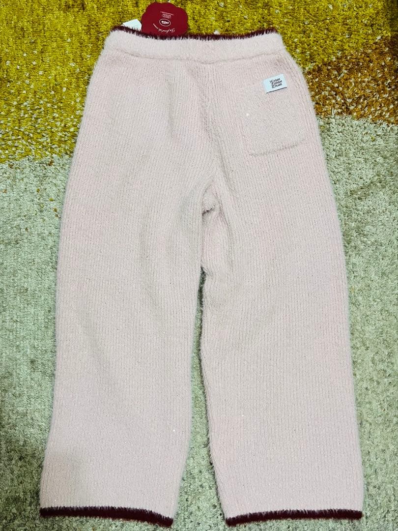 新作⭐︎新品未使用タグ付きgelato pique dreamラメフェザーパンツ