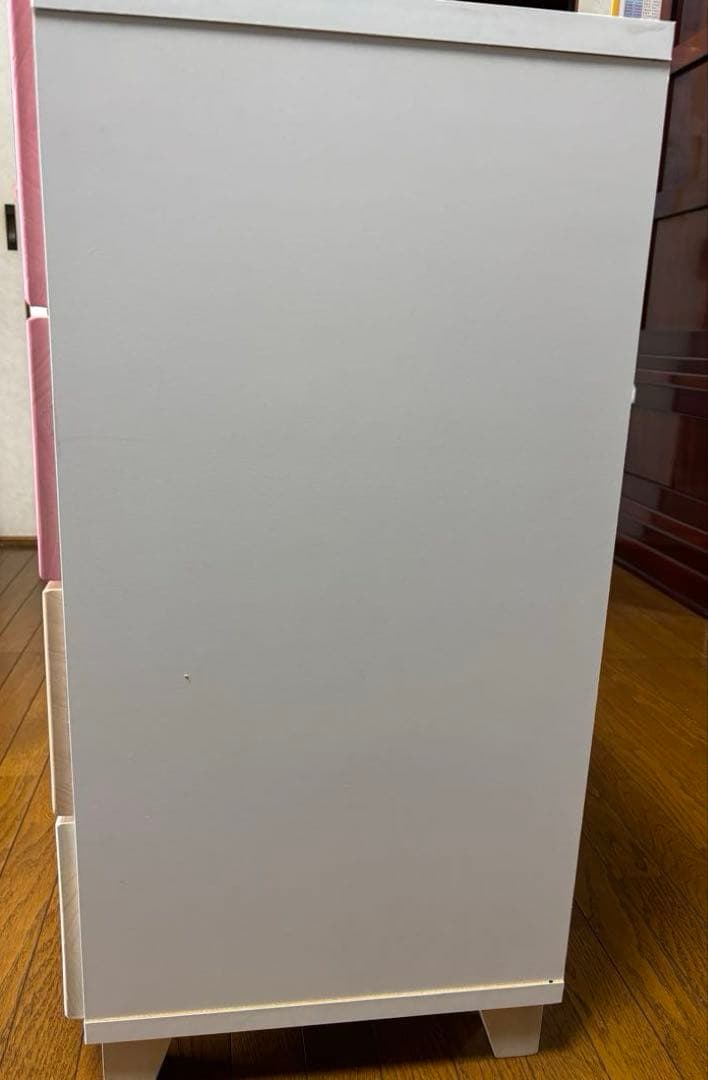 ※引き取り限定※ ニトリ　チェスト　タンス　ローチェスト　ピンク