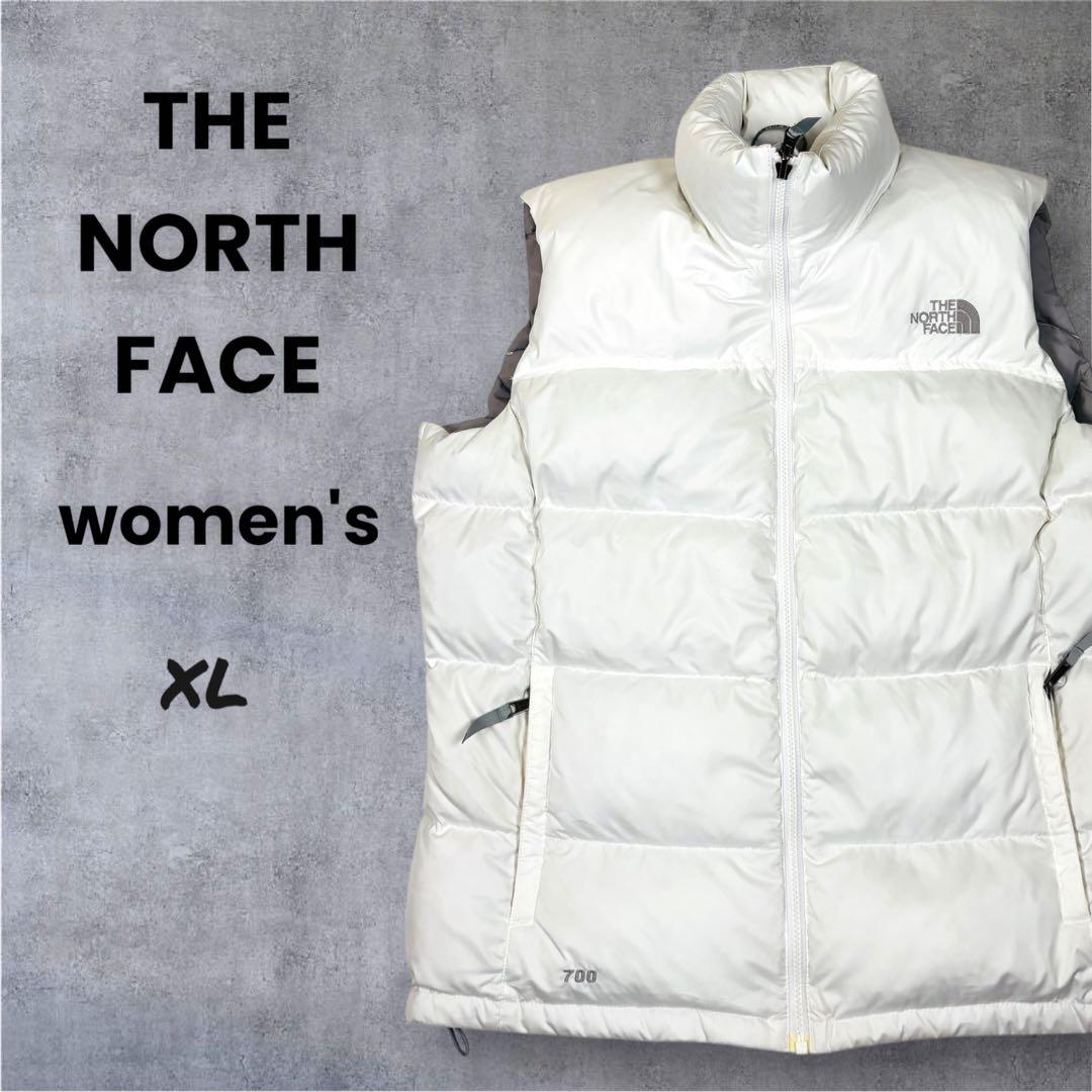 THE NORTH FACE ダウンベスト XL 700 ホワイト【234】