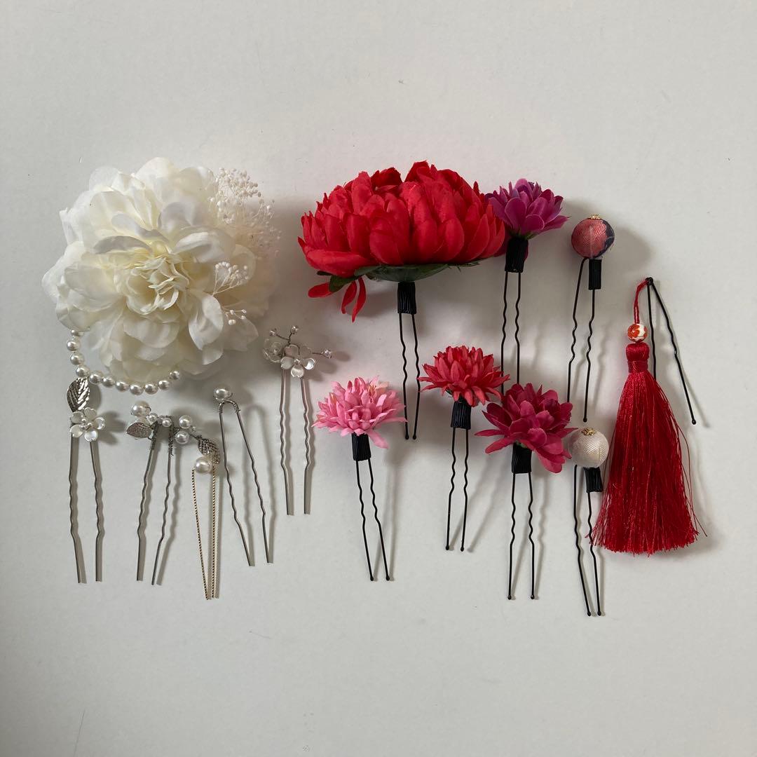 小学生・卒業式袴（１６０）と髪飾りセット