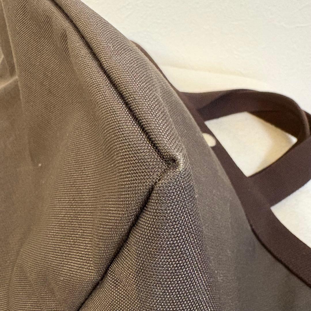 【美品】エルベシャプリエ 707c ノワール　モカ　舟形 トートバッグ M