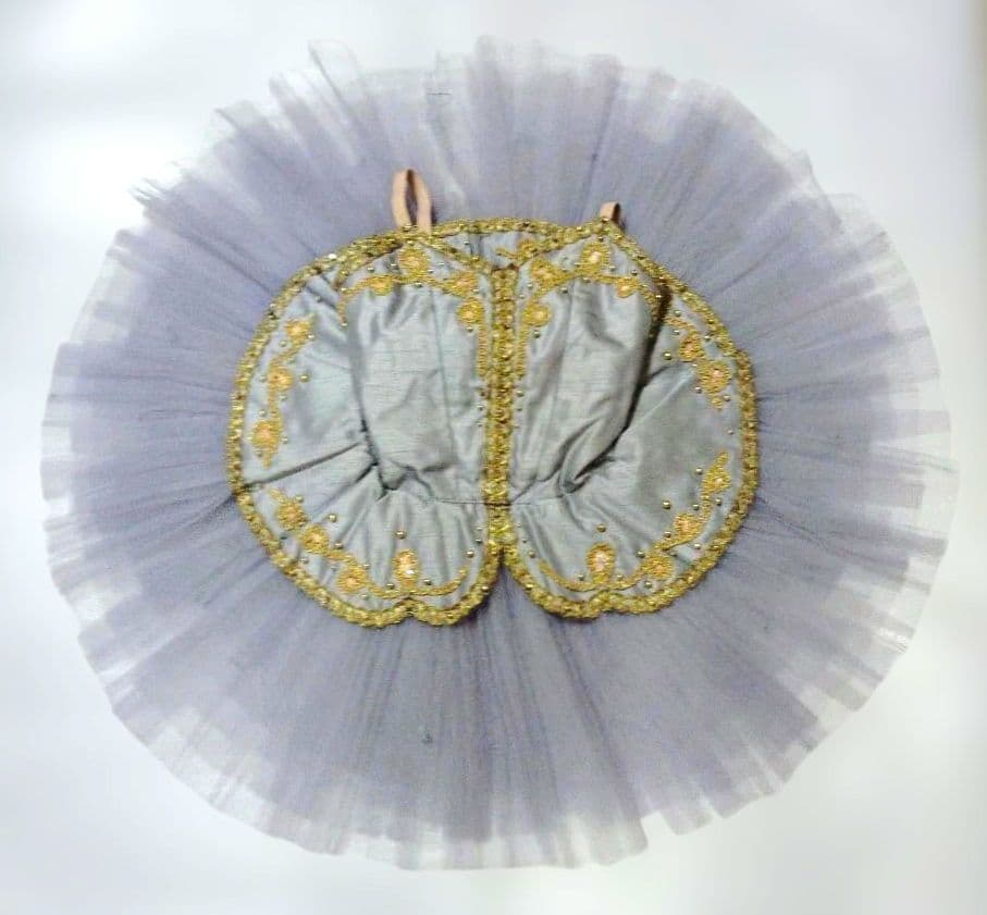 ◇Maki様◇リクエスト　バレエ衣裳セット冠、ネックレス、袖付125cm