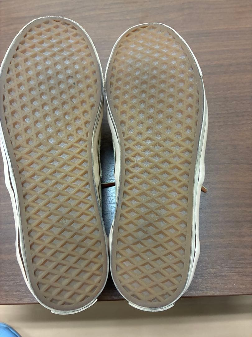 レア商品　パラブーツ　デカタグ　ベージュ キャンバス スニーカー