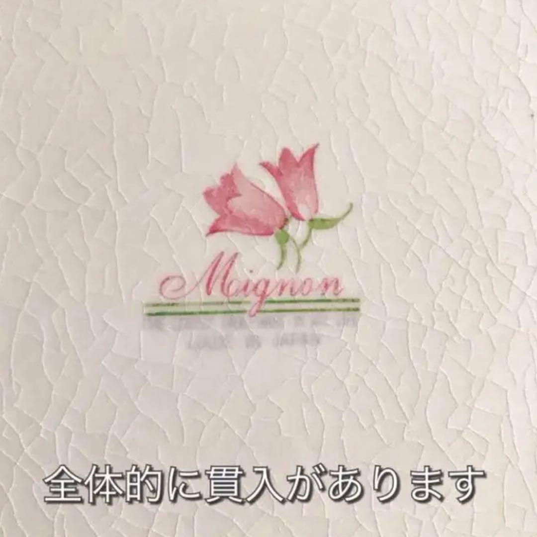 昭和レトロ デッドストックMignon ミニョン フラワープレートセット