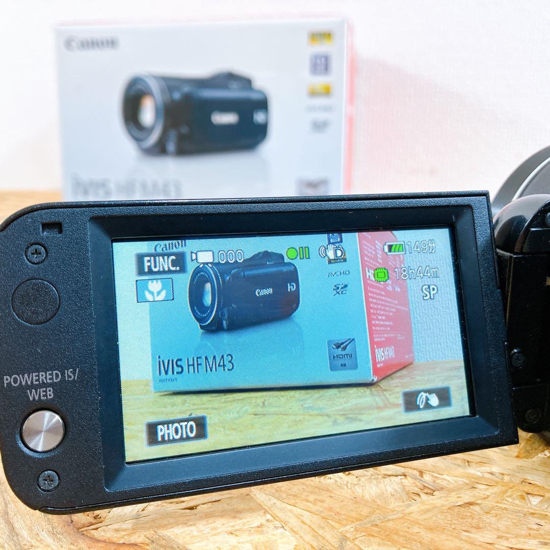 【動作確認済】 Canon IVIS HF M43 キャノン ビデオカメラ