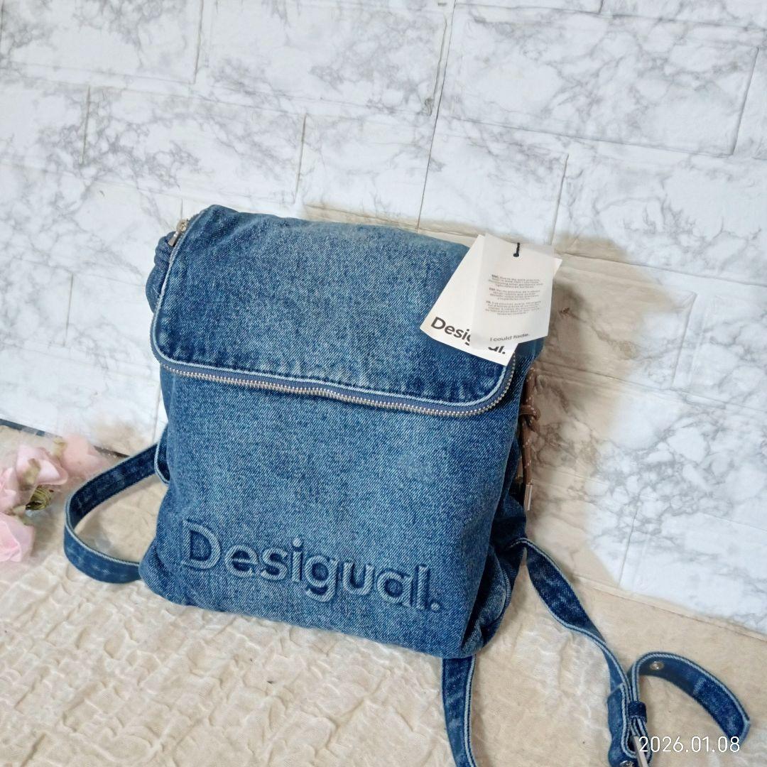 新品　デシグアル　デニム　2way　リュック