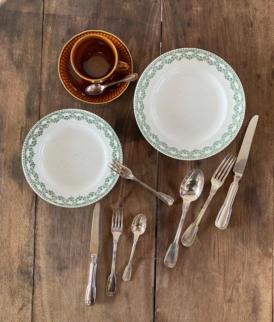 フランス アンティーク カトラリーセット テーブルウェア ヴィンテージ セット
