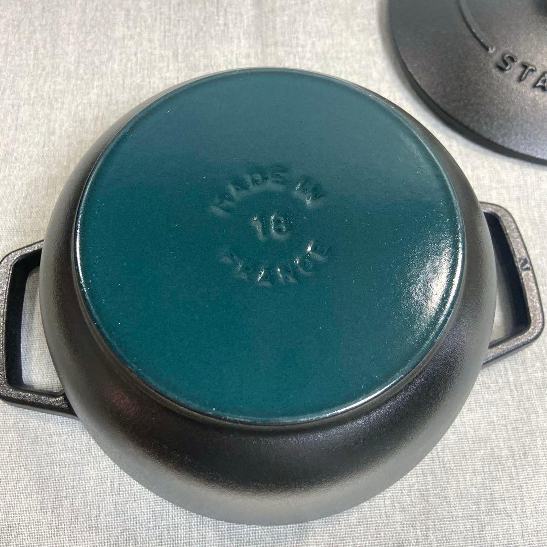 【美品】staubストウブ　ワナベ Wa-NABE Mサイズ18cm