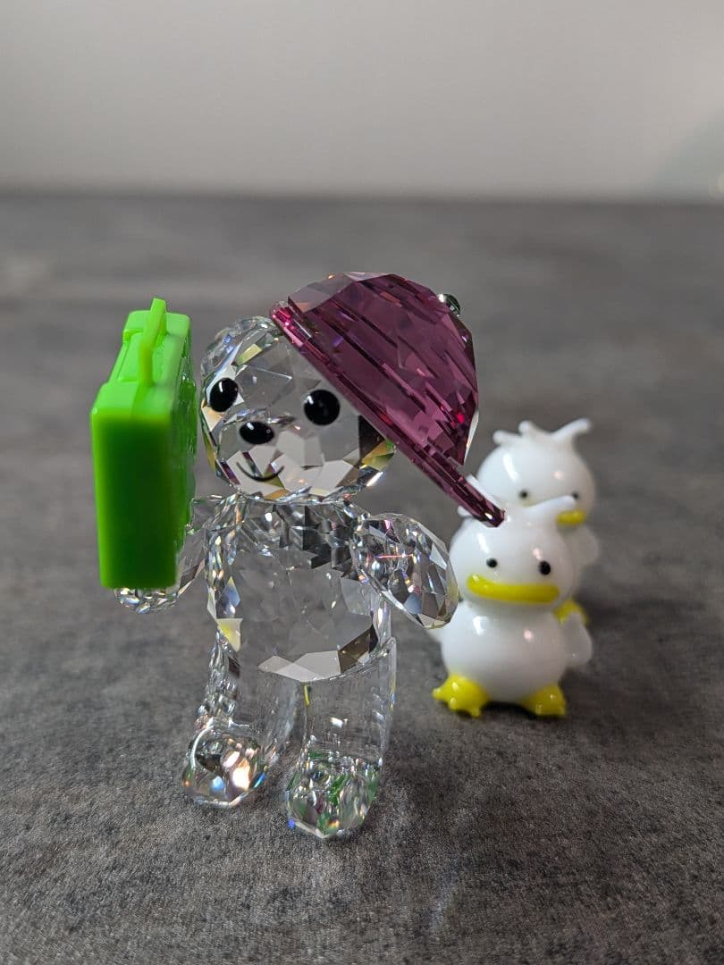 スワロ　90's Party　2匹アヒルswarovski　クリスベア　ラジカセ