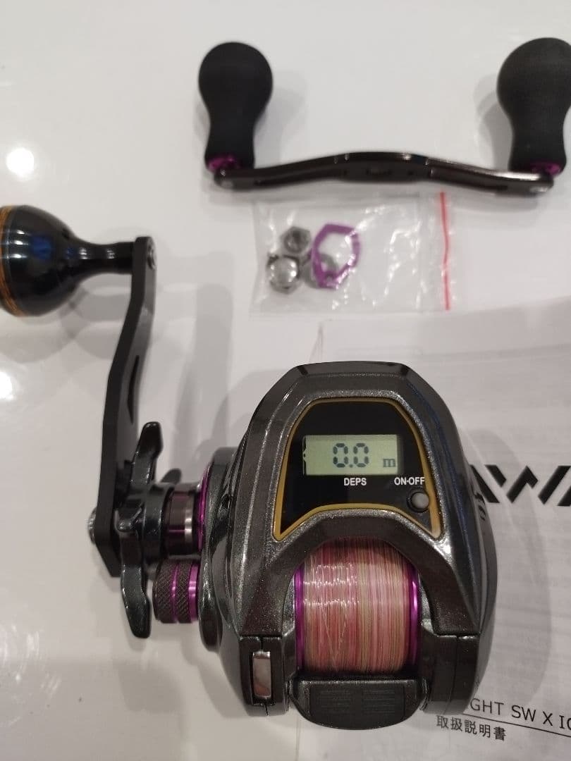 ダイワライトSW X IC 左　タイラバ　イカメタル　ジギング　紅牙　タチウオ