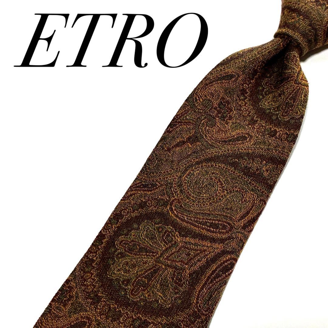 3867✨極美品✨エトロ ネクタイ ペイズリー アラベスク