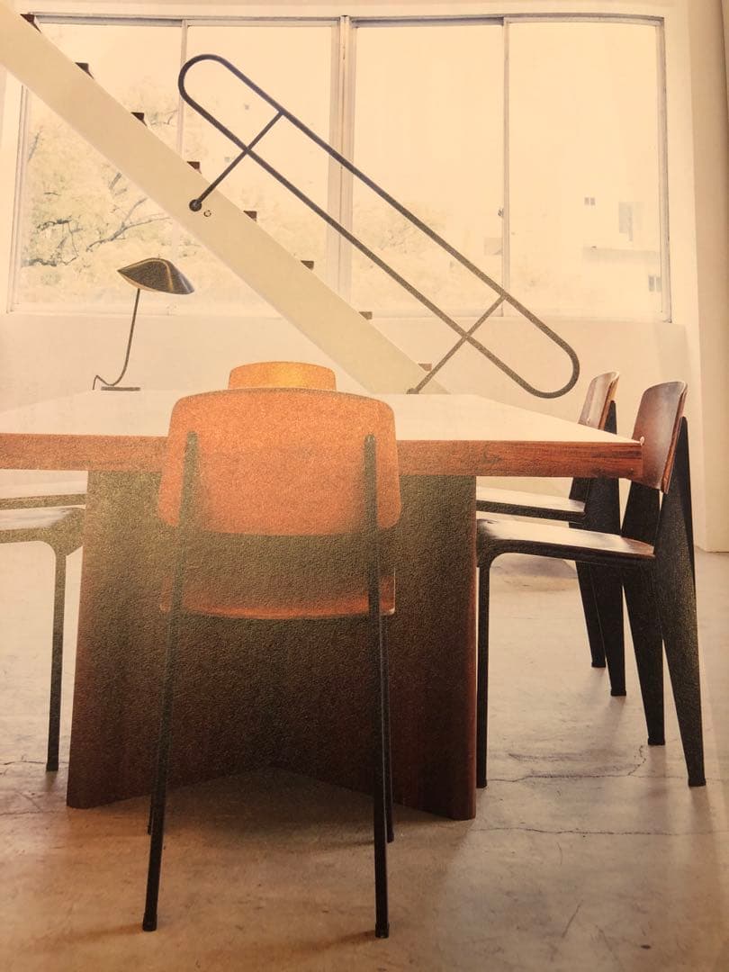 名作新品2脚セットJean Prouve STANDARD CHAIR 椅子復刻