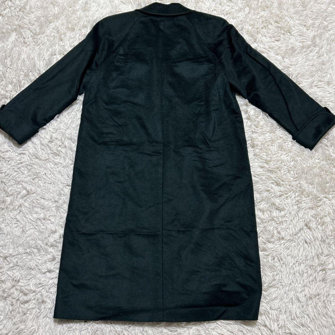 【2448】✨美品✨ レリアン ロングコート カシミヤ100% ダークグリーン