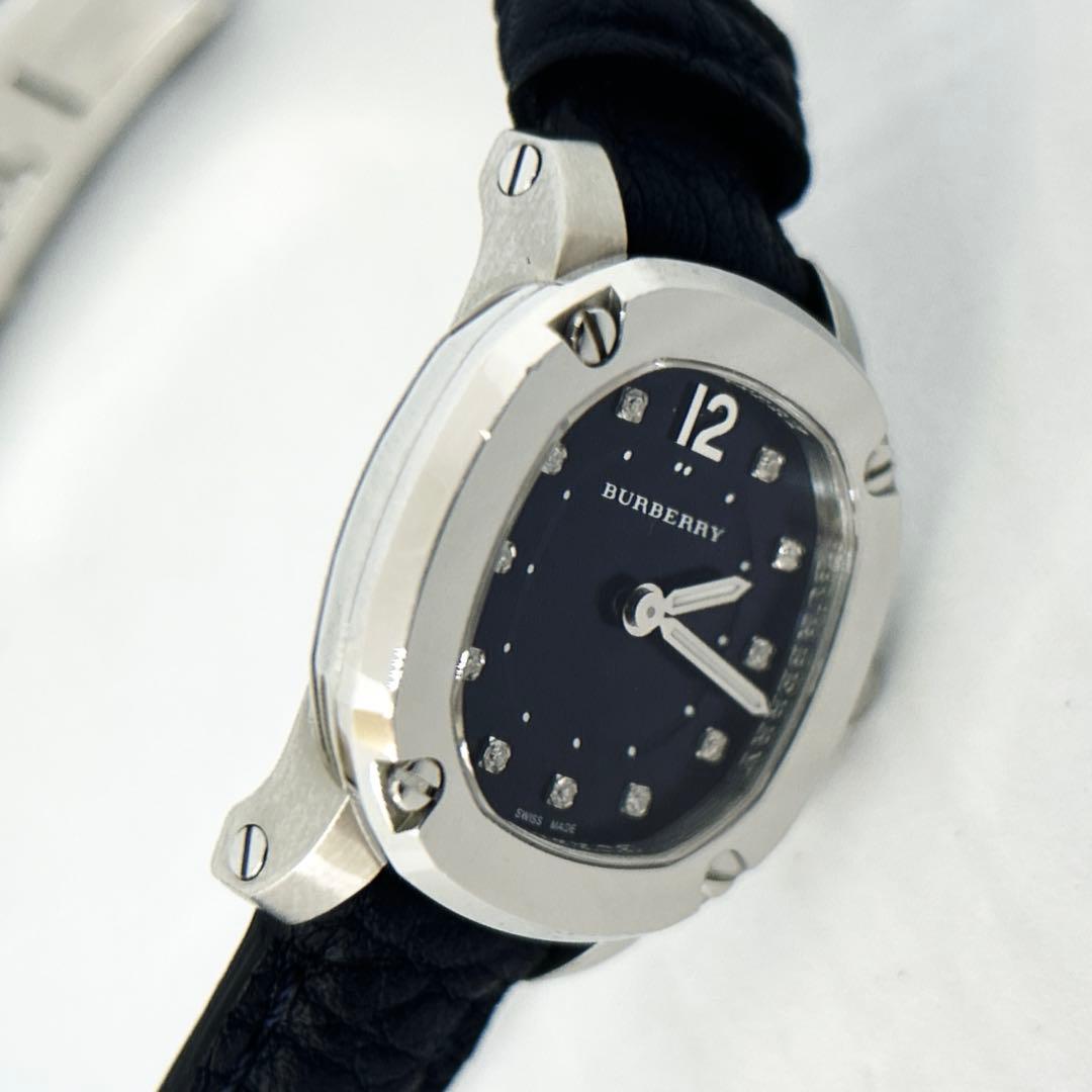バーバリー 時計 ブリテン ダイヤ クォーツ BURBERRY 美品 箱付