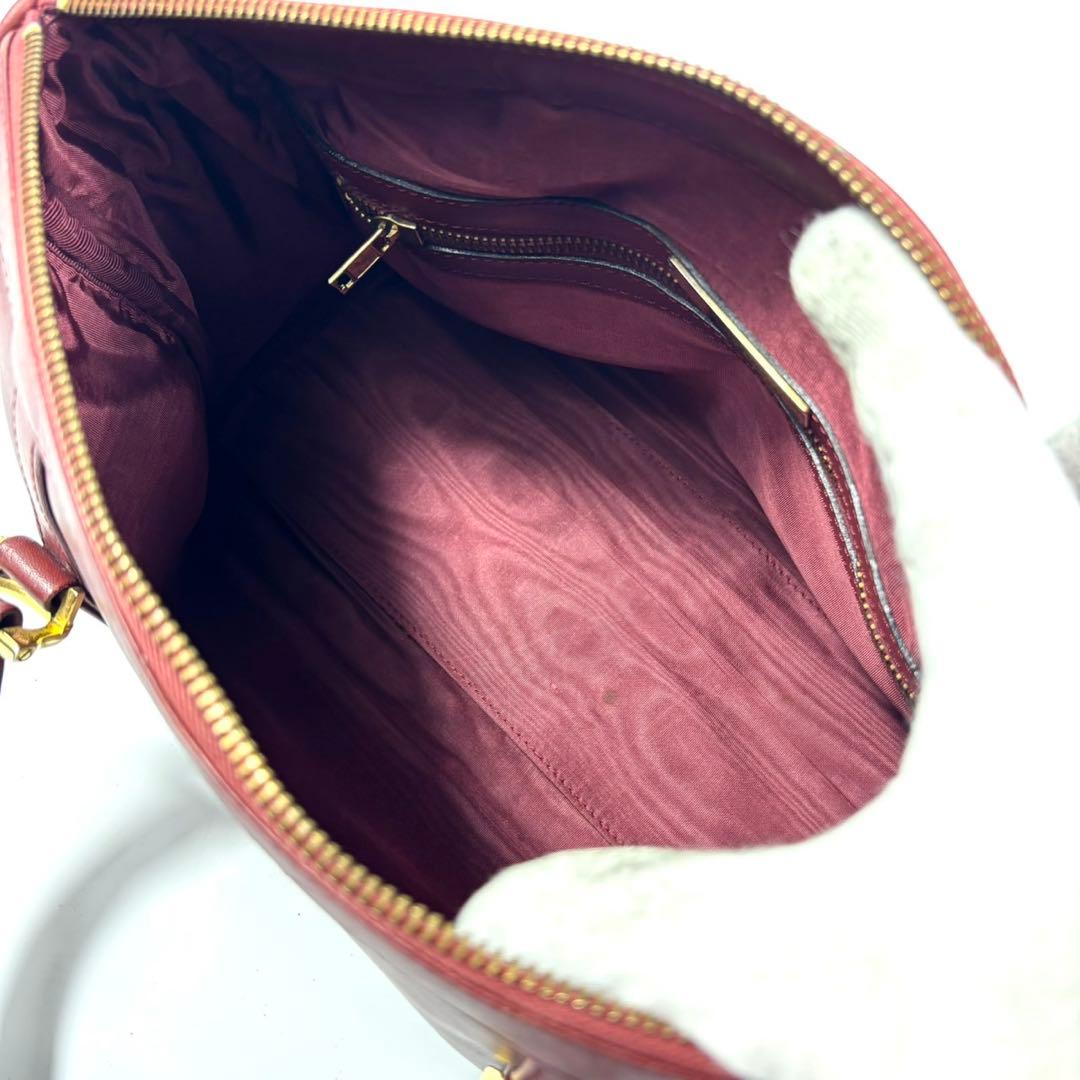 ✨美品✨カルティエ ミニボストン マストライン 本革 ゴールド金具 ボルドー