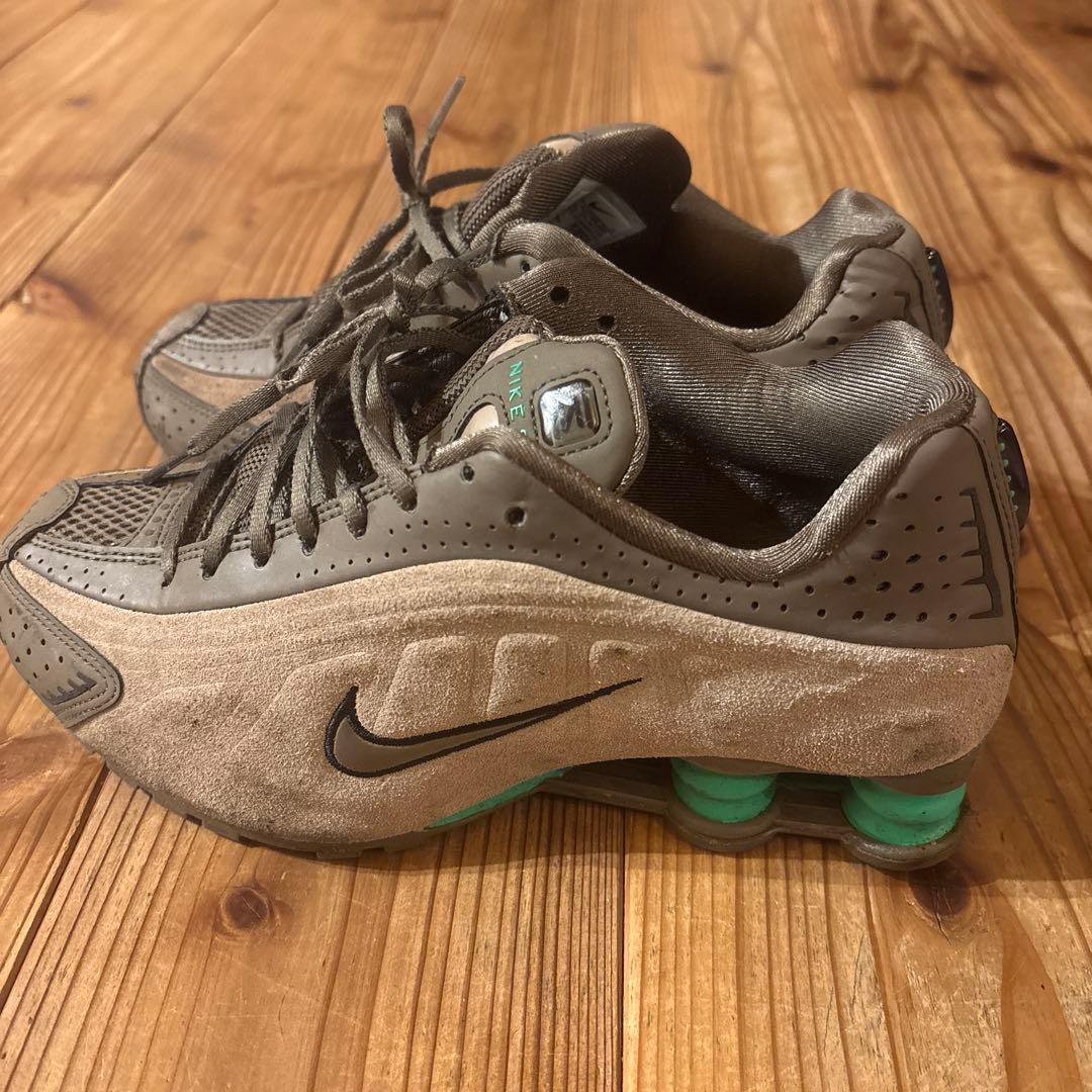 Nike Shox スニーカー 23.5cmブラウン/グリーン