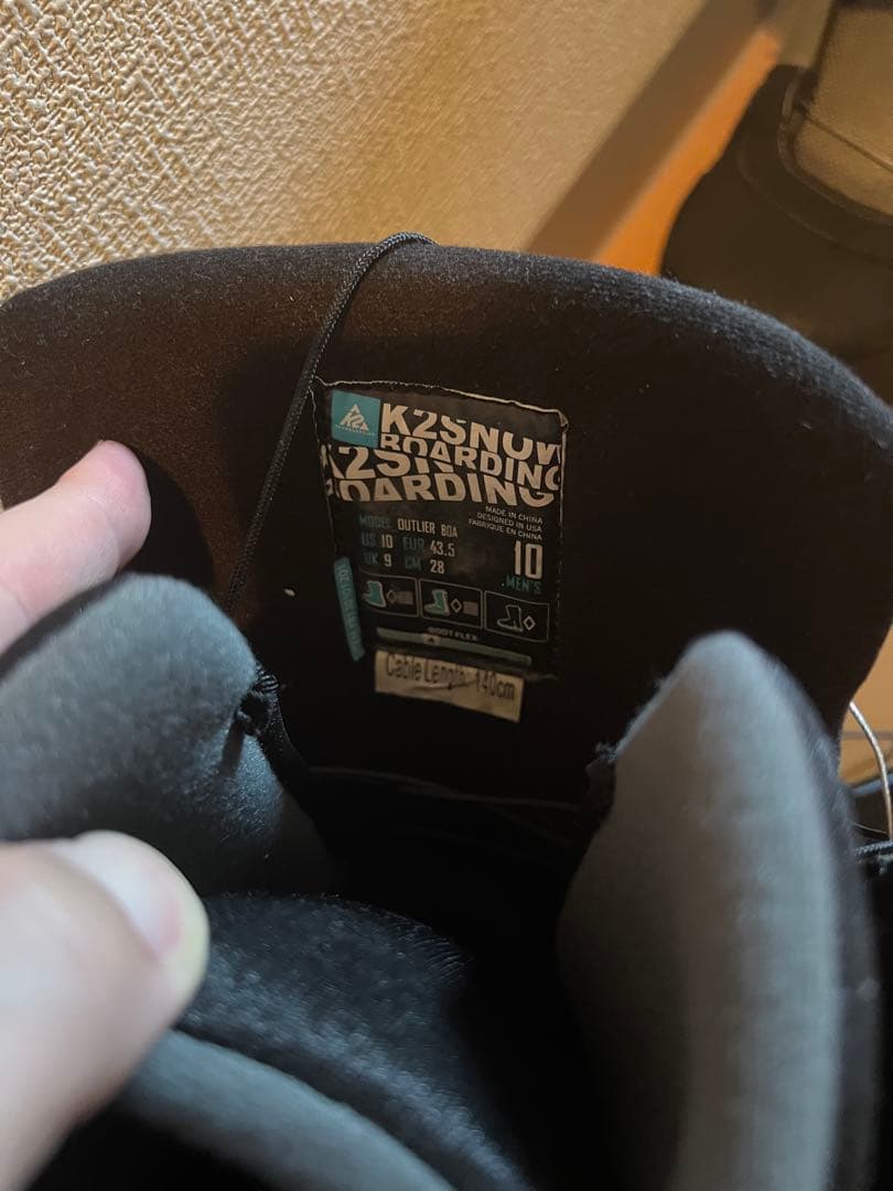 E9710 K2SBD DATA スノーボードブーツ 28.0cm サイズ10
