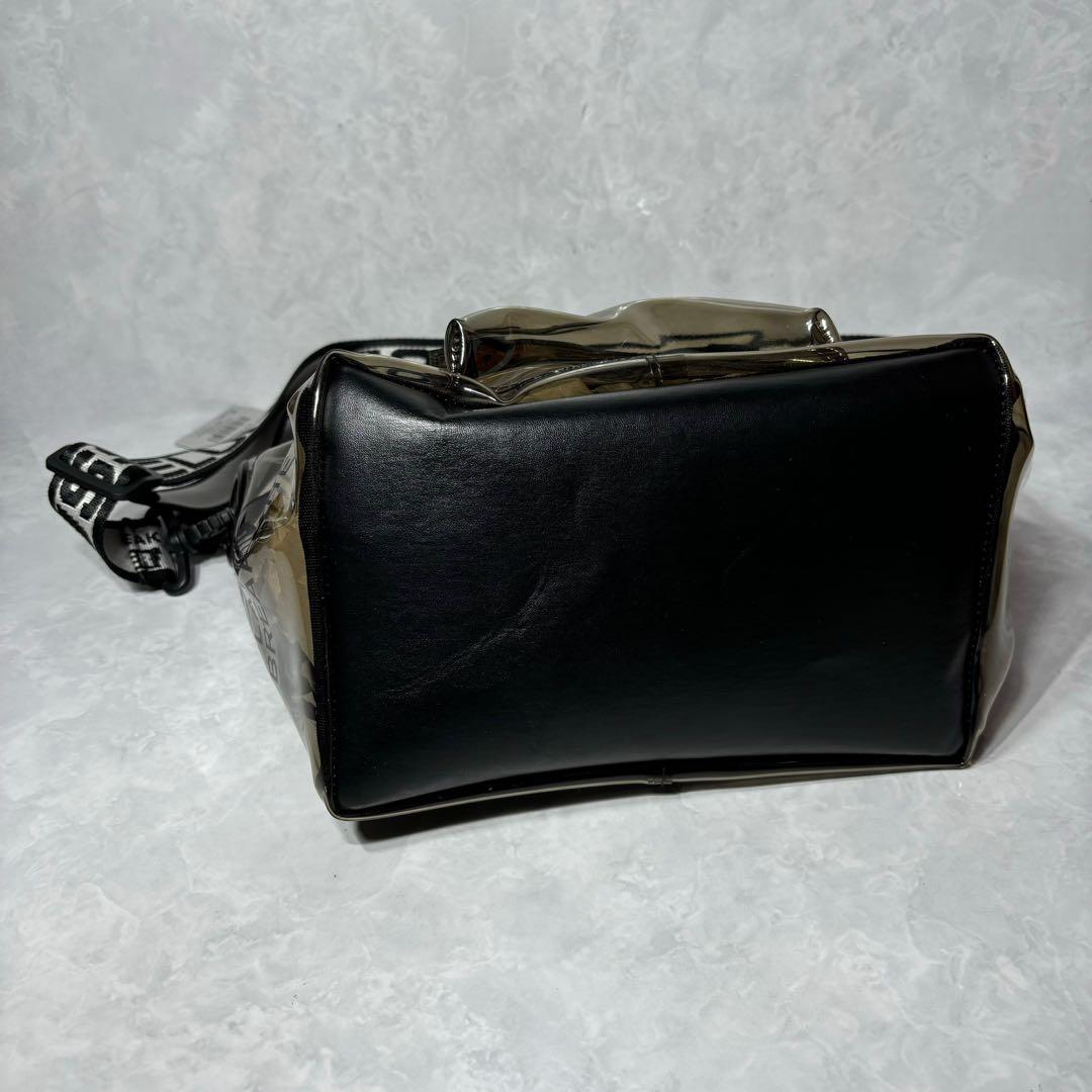 新品 ラッセルノ ゴルフ CLEAR CART BAG ラウンドバッグ ブラック