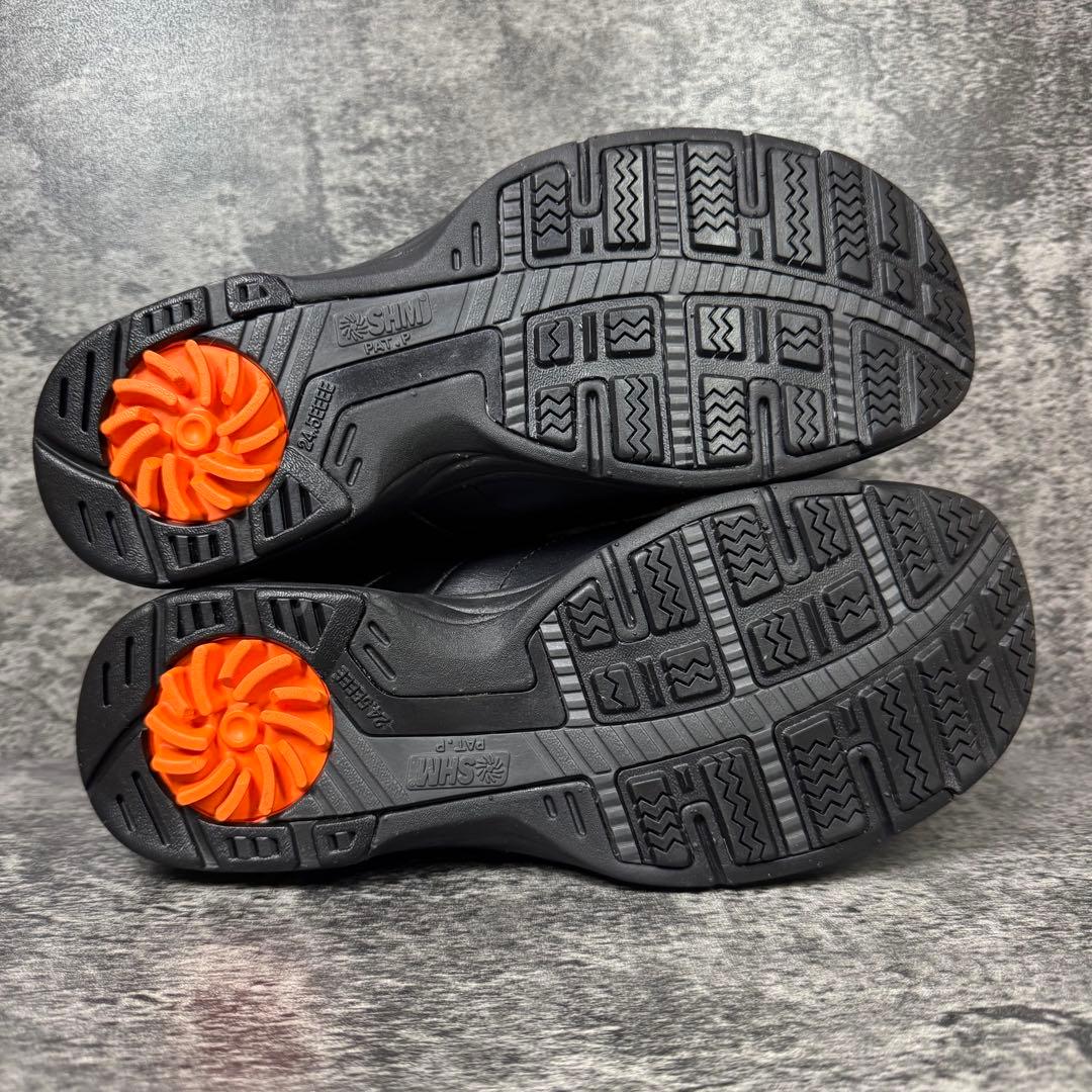 【新品未使用】アサヒ メディカルウォーク ブラック レザー 24.5cm