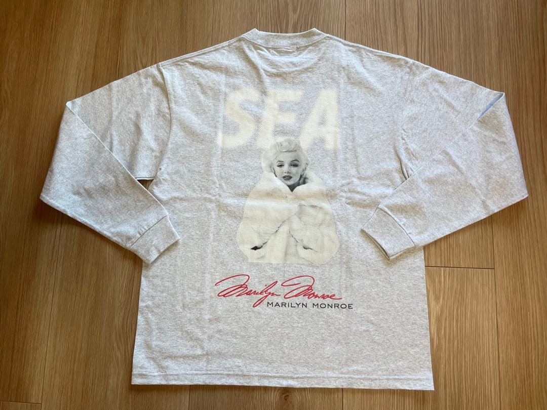 windandsea マリリンモンロー LS Tシャツ グレーL