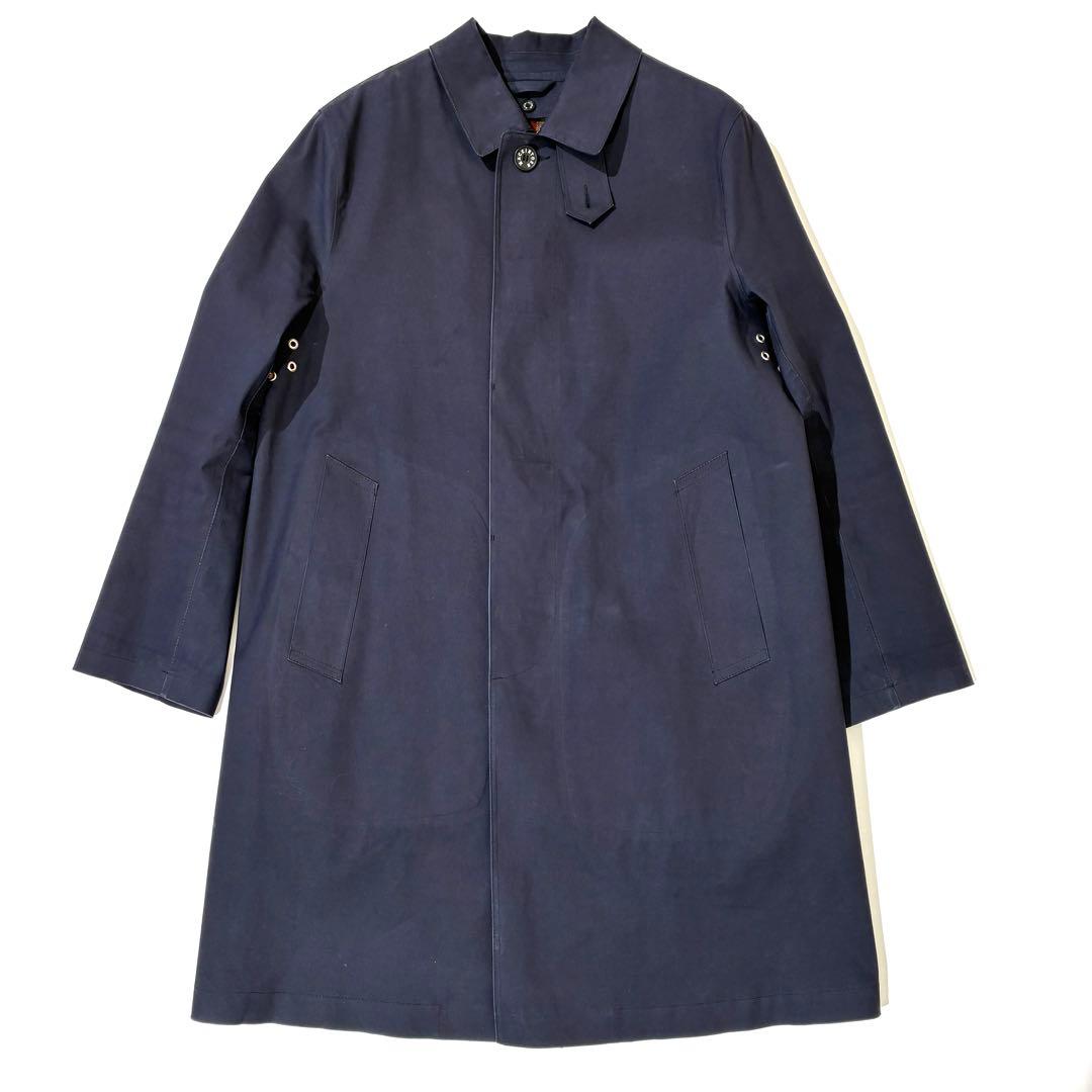 Mackintosh LONDON ステンカラーコート ゴム引き ライナー L