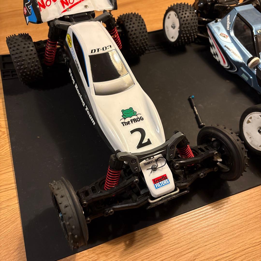 dt-03 シャーシ　ネオマイティフロッグ　部品取り　タミヤ　RC 1/10