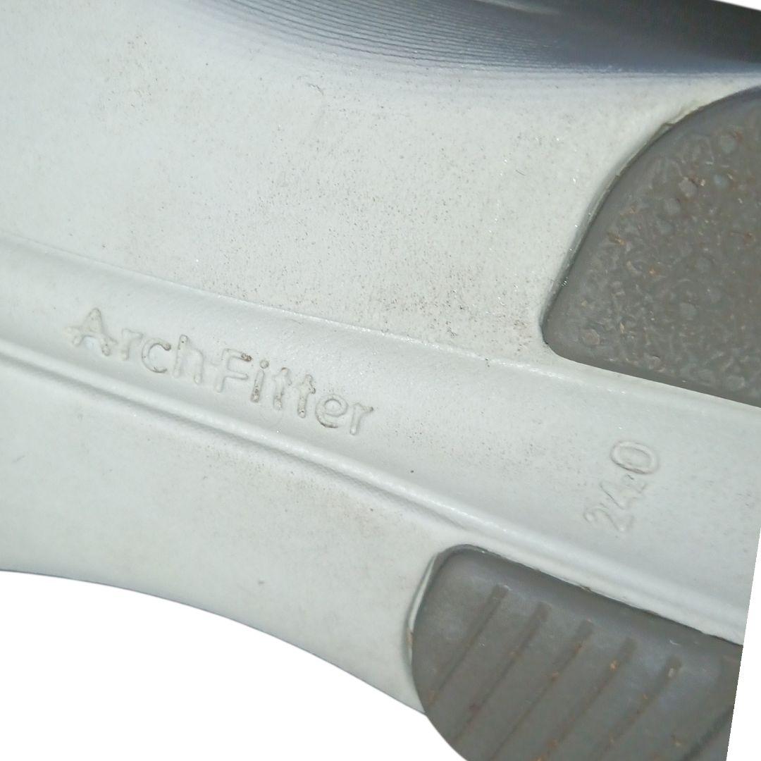 AKAISHI★ウォーキングシューズ★スニーカー★アーチフィッター★黒★24cm