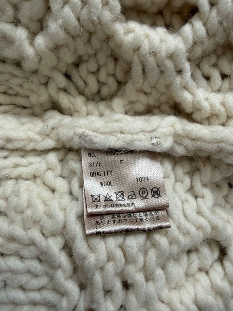 todayful Pattern Hand Knit パターンハンドニット