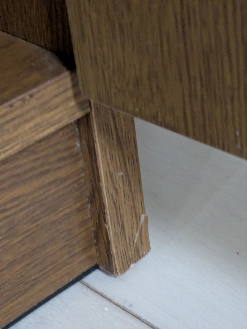 【年代物】ヴィンテージ　キャビネット 棚 収納 木製　ガラス戸