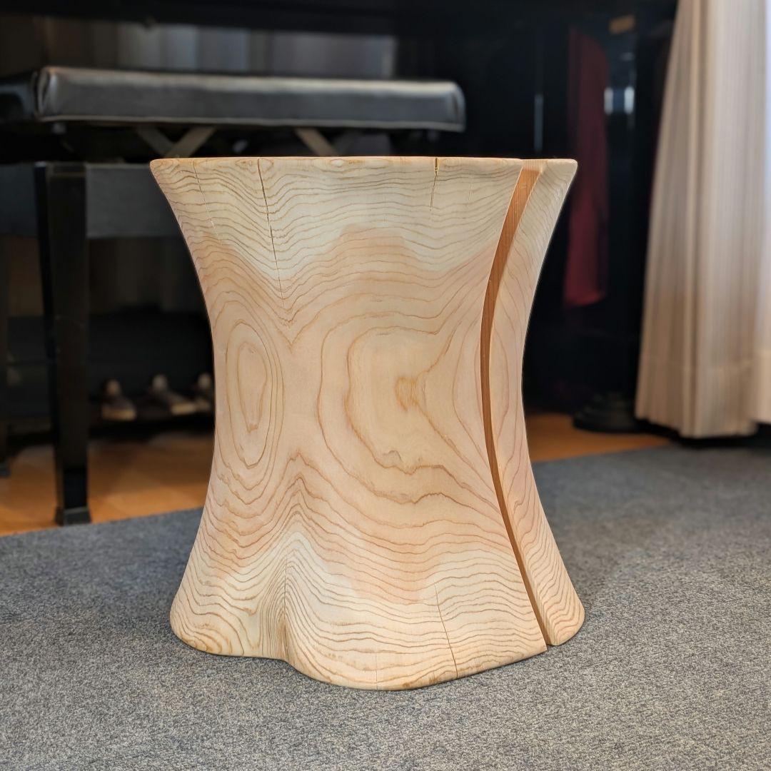 outdoorman　檜③　丸太　椅子　スツール　テーブル　高さ約40㎝