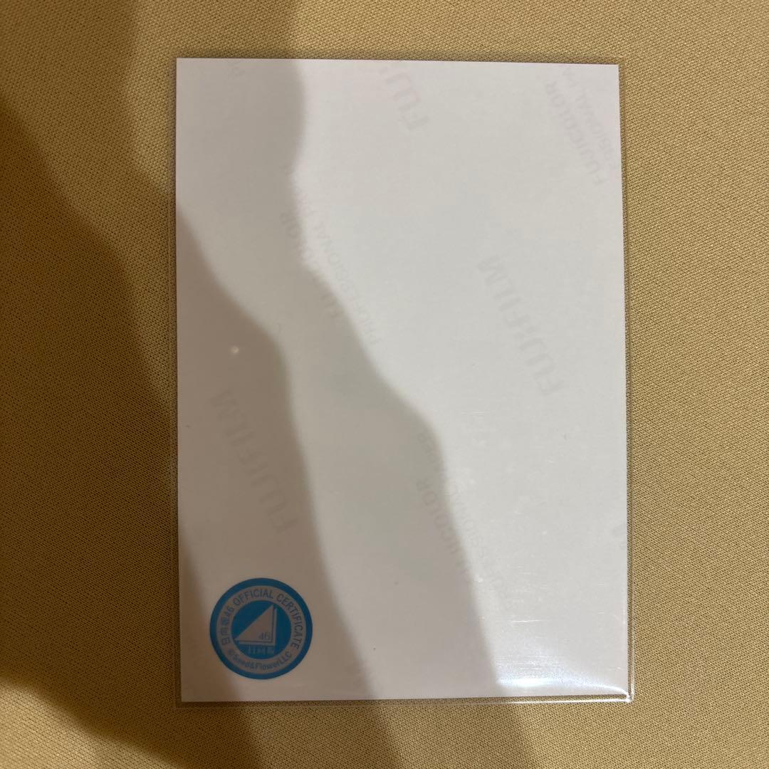 日向坂46 小西夏菜実 5周年記念サイン入り写真